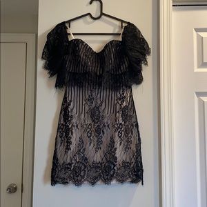 Cocktail  Off Shoulder Lace Dress